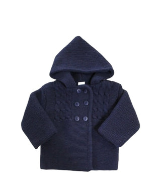 Ponto Por Ponto Hooded Coat 760 WITH BUTTONS