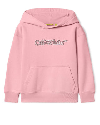 Off-White Felpa Con Logo Sul Davanti OGBB002F24FLE0033083 Con Cappuccio