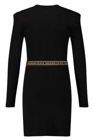 Geripptes Kleid von Balmain BT1C00-J0302