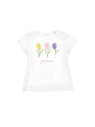 Monnalisa T-Shirt 39A602 With Baby Print