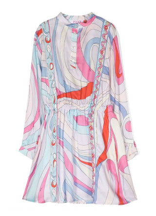 Emilio Pucci Ikonisches gemustertes Kleid PU1A70-K0146