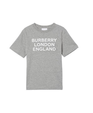 Burberry T-shirt girocollo con logo 8028807