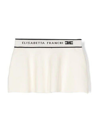 Elisabetta Franchi Gonna con logo EGGO042.C