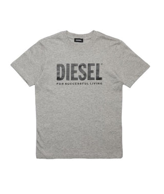 Diesel T-Shirt mit Rundhalsausschnitt und aufgedrucktem Logo 00J4P6-00YI9