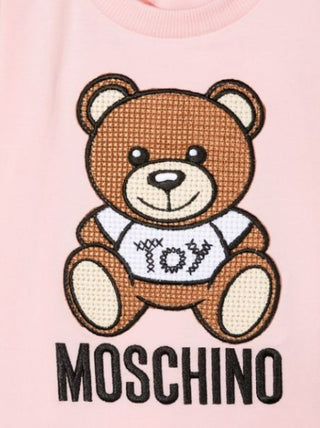 Moschino Crewneck T-shirt with logo and symbol MUM02X