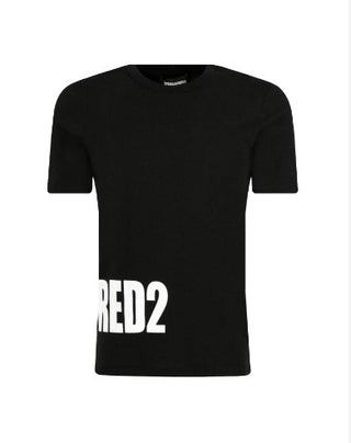 Dsquared2 T-Shirt mit Rundhalsausschnitt und DQ03NY-D00MQ-Aufdruck