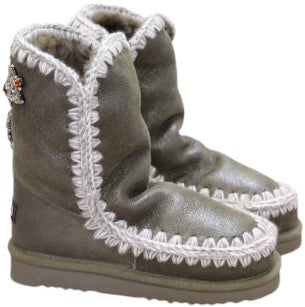 Mou Boots With Crystal Cross fw101054b Eskimo 24