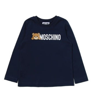 Moschino T-shirt girocollo con stampa HNO00J