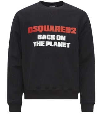 Dsquared2 Crewneck Sweatshirt with Printed Logo S71GU0554