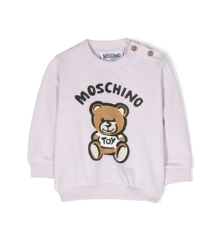 Moschino Felpa girocollo con stampa MUF04Y