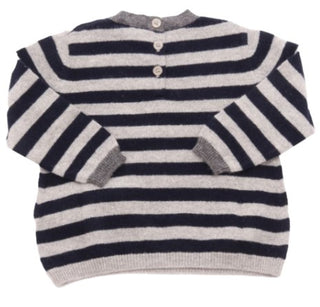 The Owl Striped Crewneck Sweater A16MA177EM220