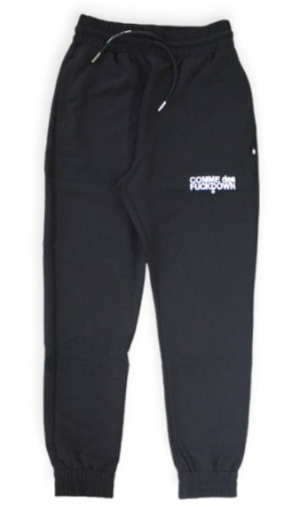 Comme des Fuckdown Pantaloni jogger con logo ricamato CDFD2056