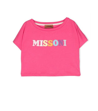 Missoni Crewneck T-shirt with logo MS8A51