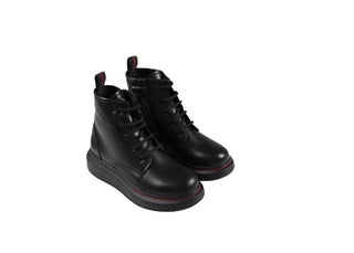 Alexander Mcqueen 687072 Lace Up Ankle Boots Unisex Junior