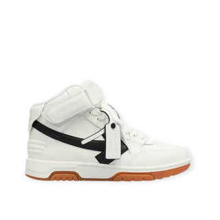 Off-White Mid Lea Sneakers OMIA259/F23LEA0030 With Tear