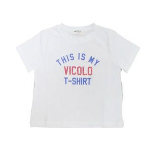 Vicolo T-shirt con logo sul davanti 3146M0626