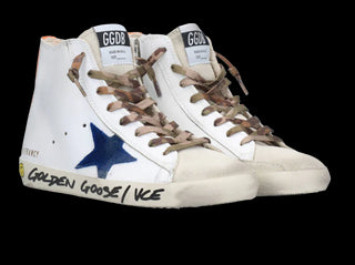 Golden Goose Sneakers a stivaletto gyf10764 con lacci e zip