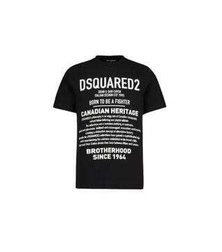 Dsquared2 T-Shirt mit Rundhalsausschnitt, Logo und Aufdruck DQ046W-D00XG