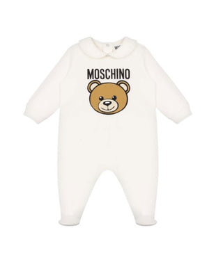 Moschino Teddy Bear Romper muy078 And Logo