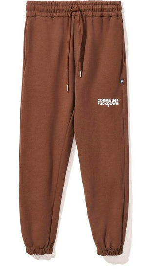 Comme des Fuckdown Jogger-Hose mit aufgedrucktem Logo CDFU1761