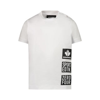 Dsquared2 Crewneck T-shirt with printed logo DQ0281-D00MM