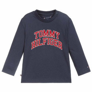 Tommy Hilfiger Crew Neck T-Shirt with Front Logo KN0KN01156