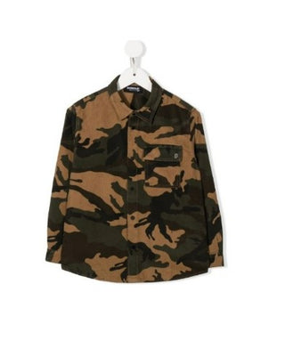 Dondup Camouflage shirt DMCA72-VE128