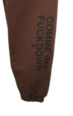 Comme des Fuckdown Pantalone jogger con logo stampato CDFU1772