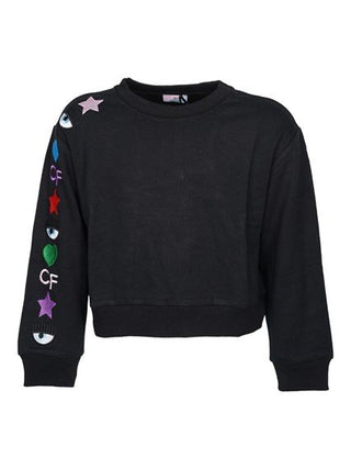 Chiara Ferragni Cropped Sweatshirt 590615