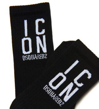 Dsquared2 Calzettoni lungo con logo DQ2023-D00WI