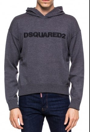 Dsquared2 Maglia lana con cappuccio S74HA0900