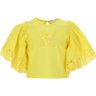 Stella Mccartney Tunic with openwork embroidery 8Q5AB1