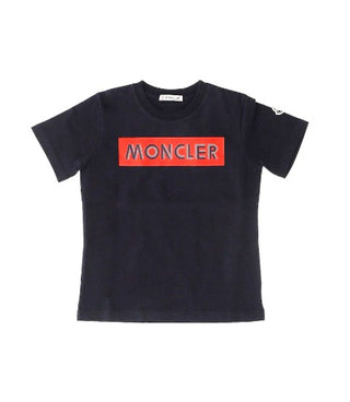 Moncler T-Shirt mit Rundhalsausschnitt und Aufdruck F29548C72720