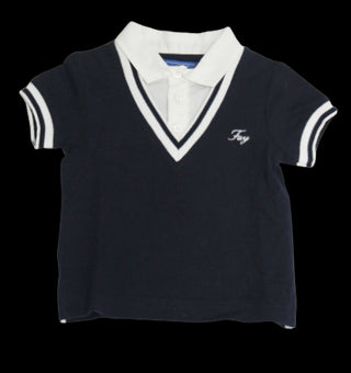 Fay Polo T-shirt with embroidered logo 9E8311