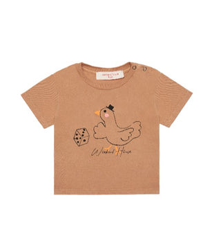 Weekend House Kids Crew-neck T-shirt with 822 logo