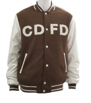 Comme des Fuckdown Varsity Jacket with Patch and Embroidery CDFU1742