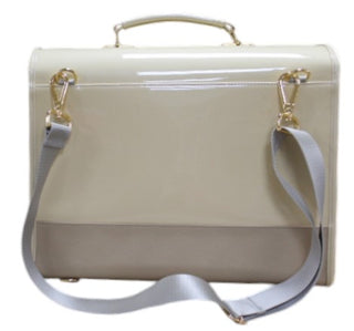 Escudama Patent Leather Briefcase Bag CATERINA