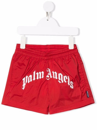 Palm Angels Boxer Swimsuit with Logo PBFA001S22FAB0012501