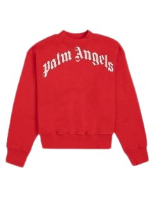 Palm Angels Felpa con logo PGBA001F22FLE0010146