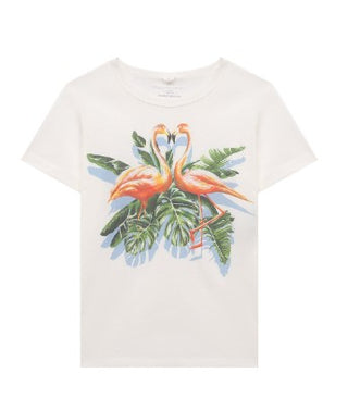 Stella McCartney T-Shirt mit Rundhalsausschnitt 602652