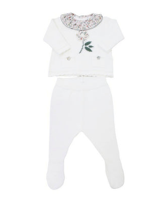 Doctor Kids Zweiteiliger Playsuit dk1121 mit Rüschen