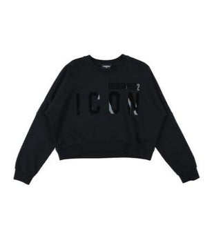 Dsquared2 Cropped sweatshirt with logo DQ0578-D002Y