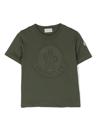 Moncler T-Shirt mit Rundhalsausschnitt und Logo I29548C00012