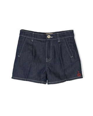 Gucci Denim shorts with pleats 712319-XDB8P