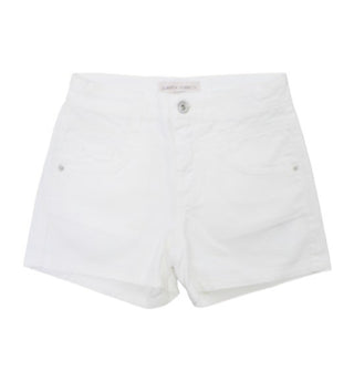 Alberta Ferretti Shorts In Denim 027442 Colore Bianco Da Ragazza