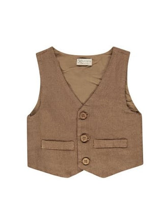 J.o Milano Gilet in lino 473I2