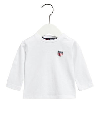 Gant Crew Neck T-Shirt with Front Logo 505151