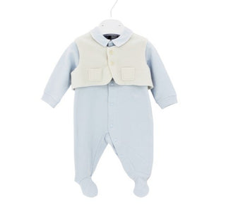 Il Gufo Onesie a21tpm07 MIT CLIPS VORNE