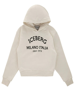 Iceberg Cropped Hoodie MFICE5336J