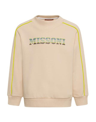 Missoni Crewneck Sweatshirt with Embroidered Logo MU4P20-Z0081